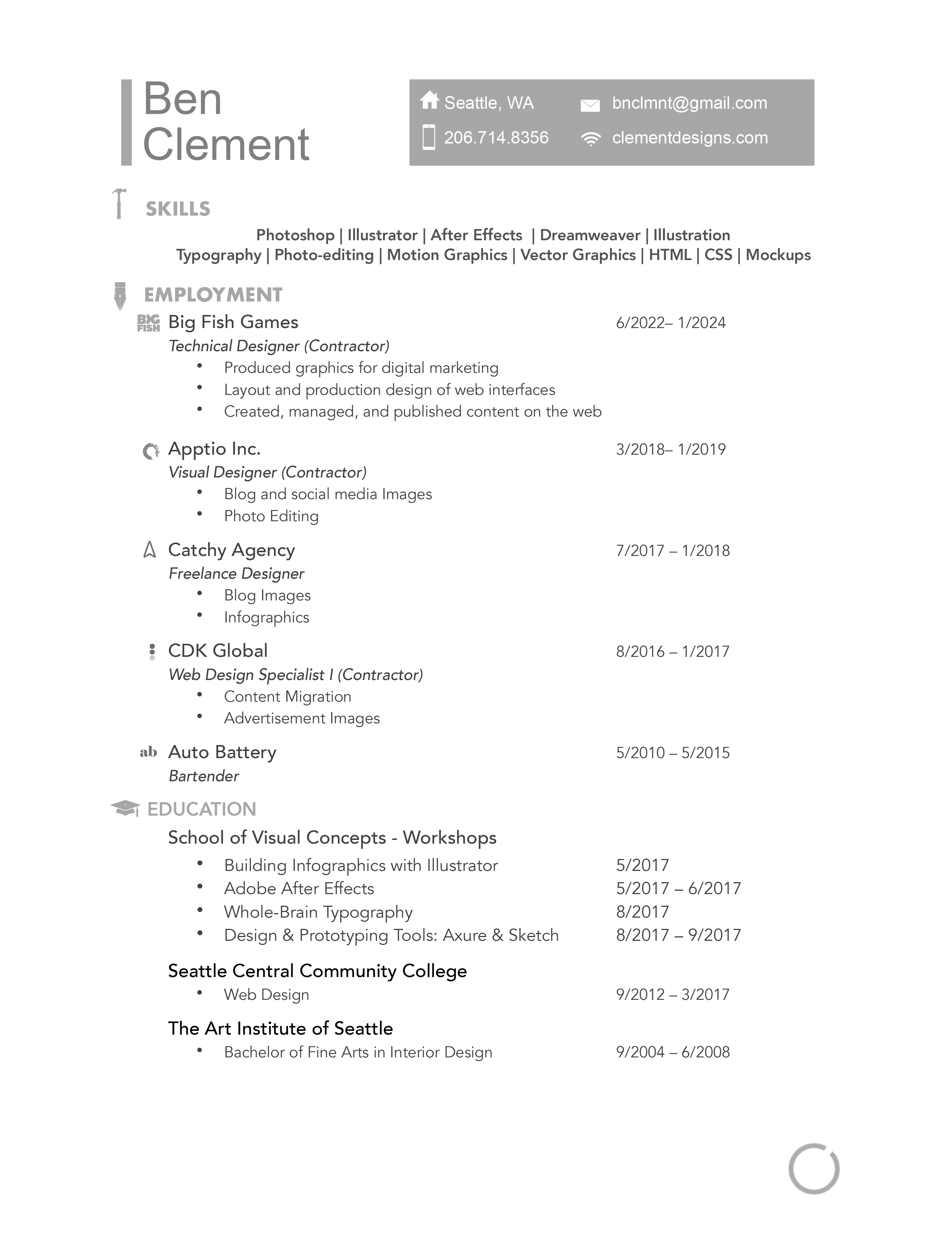 Clement Resume
